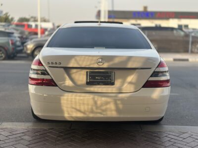 2007 Mercedes-Benz S 350 3.5 liters V6 Engine Petrol White Black Sedan