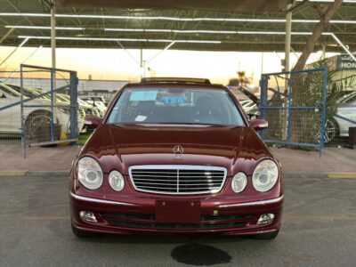 2003 Mercedes-Benz E320 3.2 litre V6 Engine Petrol Red Black Sedan