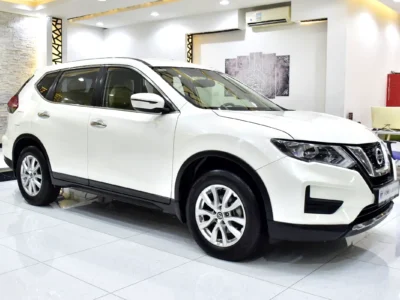 2021 Nissan X-Trail S 4 Cylinder Engine Petrol White Beige SUV GCC Specs