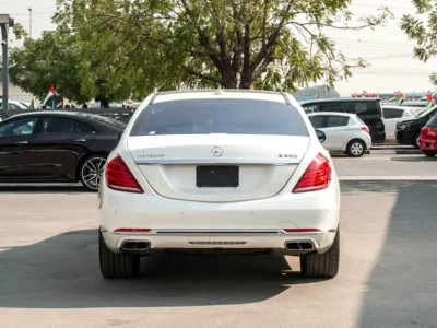 2015 Mercedes-Maybach S-Class Other 8 Cylinder Engine White Black Sedan