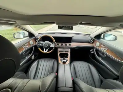 2019 Mercedes-Benz E-Class E450 6 Cylinders Engine Petrol White Black Sedan