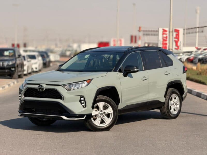 2021 TOYOTA RAV 4 XLE 2.5 L V4 Engine Green Black SUV Full Option