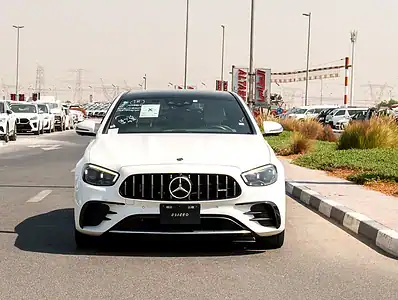 2021 Mercedes-Benz E-Class E53 AMG 6 Cylinders Engine White Beige Sedan