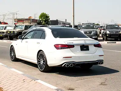 2021 Mercedes-Benz E-Class E53 AMG 6 Cylinders Engine White Beige Sedan