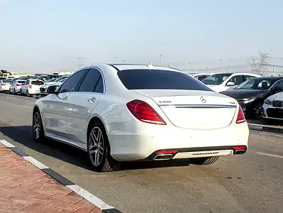 2015 Mercedes-Benz S-Class S 400 h 6 Cylinders Engine Petrol White Brown Sedan