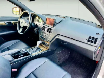 2008 Mercedes-Benz C-Class C250 6 Cylinders Engine Silver Black Sedan