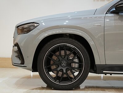 2025 Mercedes Benz GLE 53 Turbo 4MATIC+ inline 6-cylinder Engine Grey Red