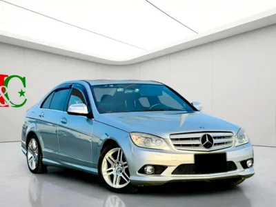 2008 Mercedes-Benz C-Class C250 6 Cylinders Engine Silver Black Sedan