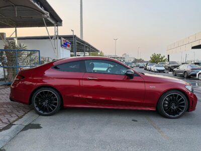 2019 Mercedes-Benz C 43 AMG 3.0L V6 Engine Red Black Coupe