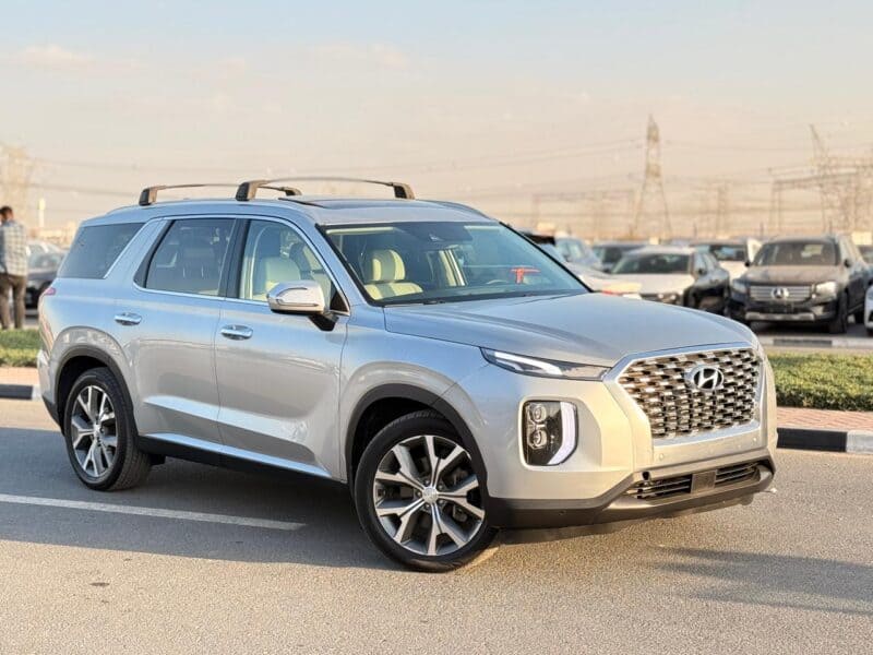 2022 HYUNDAI Palisade SEL 3.8 L V6 Engine Silver White SUV FWD Full Option
