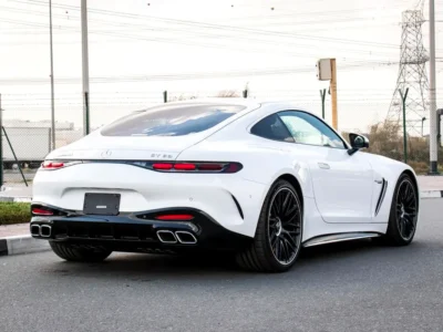 2024 Mercedes-Benz AMG GT 8 Cylinder Engine White Black Coupe