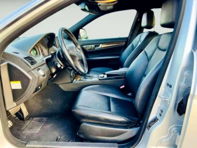 2008 Mercedes-Benz C-Class C250 6 Cylinders Engine Silver Black Sedan