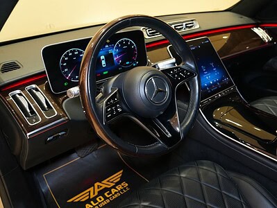 2021 Mercedes-Benz S 580 4Maticc 4.0-liter V8 Engine Grey Black AWD