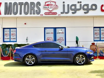 2016 Ford Mustang Fastback 6 Cylinders Engine Blue Black Sedan GCC Specs