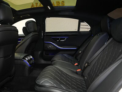 2021 Mercedes Benz S580 4.0 litre V8 Engine White Black Sedan