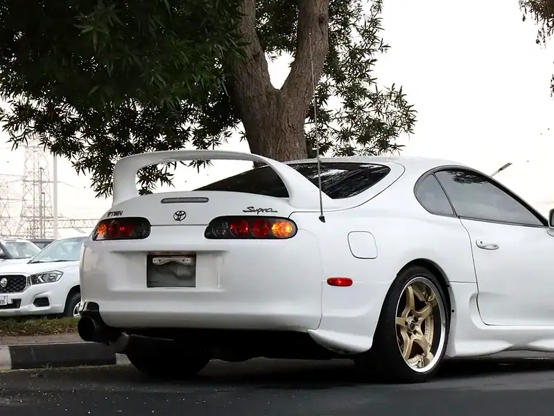1996 Toyota Supra Premium 6 Cylinders Engine White Black Sports Car