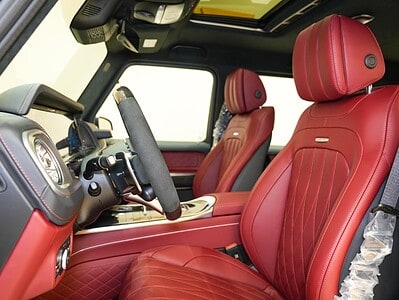 2026 Mercedes Benz G63 Double Night Package 4.0L V8 biturbo Engine Black Red