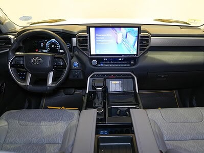 2024 Toyota Tundra HYBRID LIMITED i-FORCE MAX twin-turbo V6 Engine White Grey