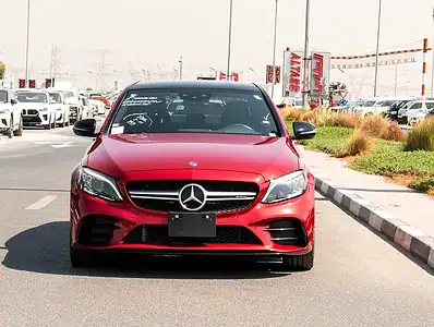 2019 Mercedes-Benz C-Class C43 AMG 6 Cylinders Engine Petrol Red Black Sedan