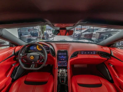 2023 Ferrari Roma Ferrari Roma Black Red Coupe Perfect Condition
