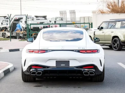2024 Mercedes-Benz AMG GT 8 Cylinder Engine White Black Coupe