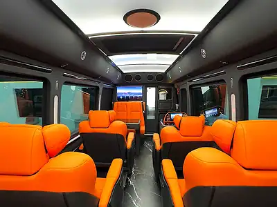 2025 Toyota Coaster Other 6 Cylinders Engine Black Orange Van MT GCC Specs