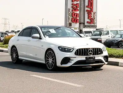 2021 Mercedes-Benz E-Class E53 AMG 6 Cylinders Engine White Beige Sedan