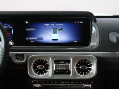 2025 Mercedes-Benz EQG 580 G580 Electric AWD 8 Cylinders Engine White Red