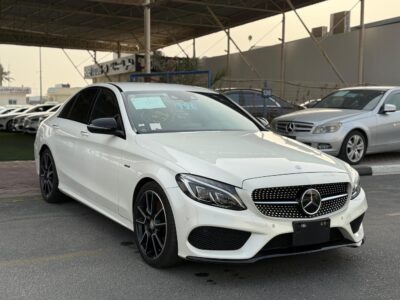 2016 Mercedes-AMG C 43 3.0 liters V6 Engine Petrol White Red Sedan