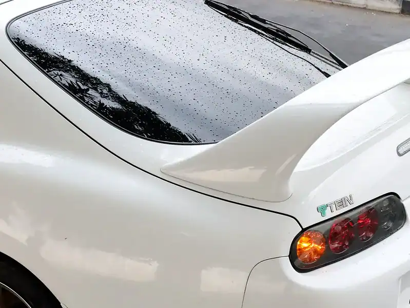 1996 Toyota Supra Premium 6 Cylinders Engine White Black Sports Car