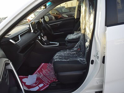 2019 Toyota Rav 4 2.5L 4 Cylinder Engine White Black SUV AT