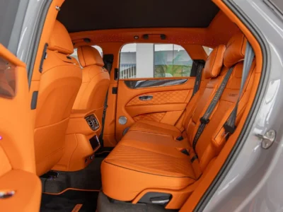 2025 Bentley Bentayga ORIGINAL MANSORY Evo Bespoke Carbon Exterior Grey Orange