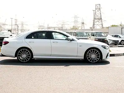 2021 Mercedes-Benz E-Class E53 AMG 6 Cylinders Engine White Beige Sedan