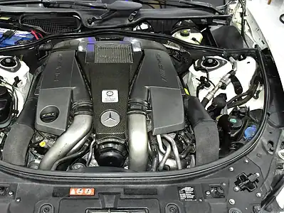 2011 Mercedes-Benz CL-Class CL 63 AMG 8 Cylinders Engine White Beige Coupe