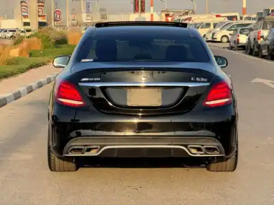 2017 Mercedes-Benz C-Class AMG C 63 S 4MATIC+ 8 Cylinders Black Red Sedan