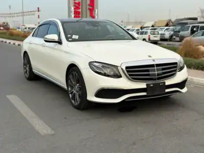 2019 Mercedes-Benz E-Class E450 6 Cylinders Engine Petrol White Black Sedan