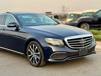 2020 Mercedes-Benz E-Class E450 4Matic 6 Cylinder Engine Blue Black Sedan