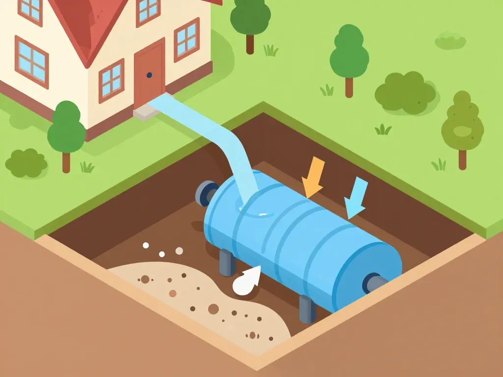 ancienne fosse septique schema diagramme fonctionnement