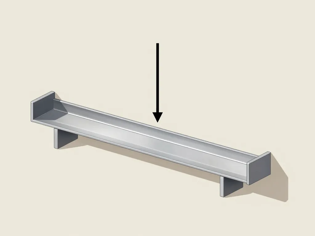 calcul ipn mur porteur schema charge appui