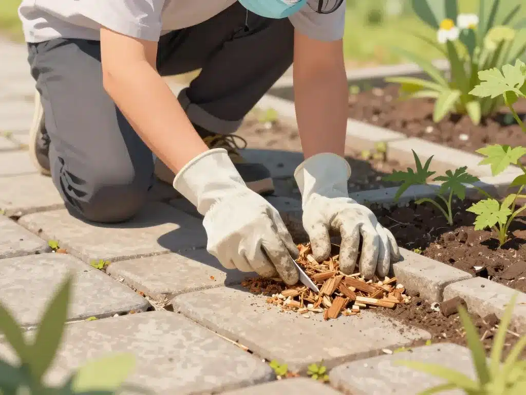 illustration application cendre de bois désherbant méthode sûre