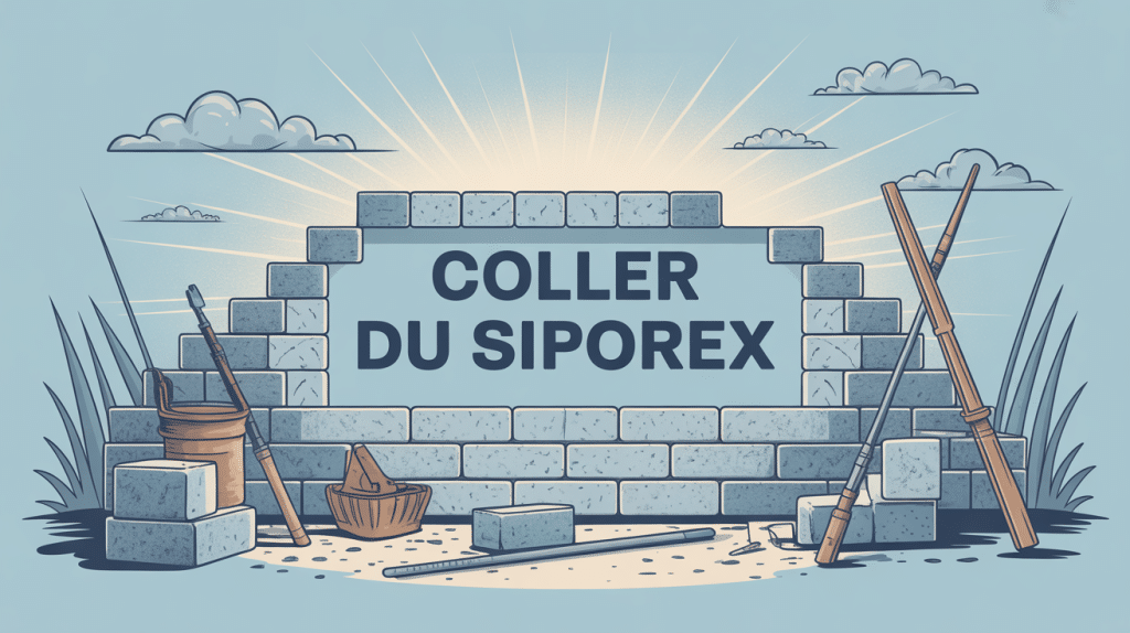 coller du siporex vue globale murs béton cellulaire