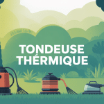 illustration meilleur tondeuse thermique pour jardin