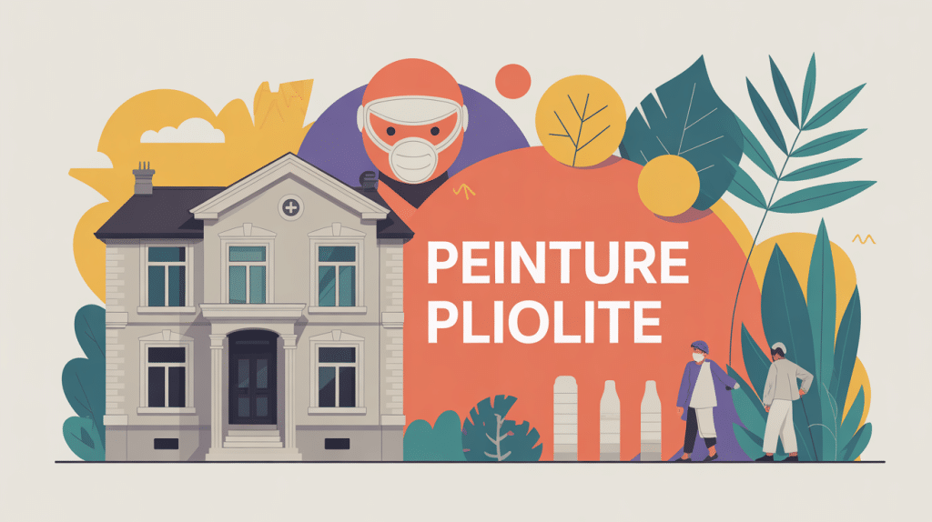 peinture pliolite danger sur façade avec protections santé environnement