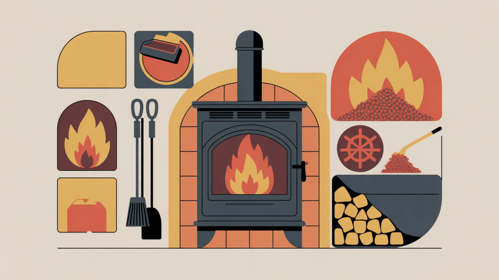 illustration poêle à granulés cadel problème entretien dépannage