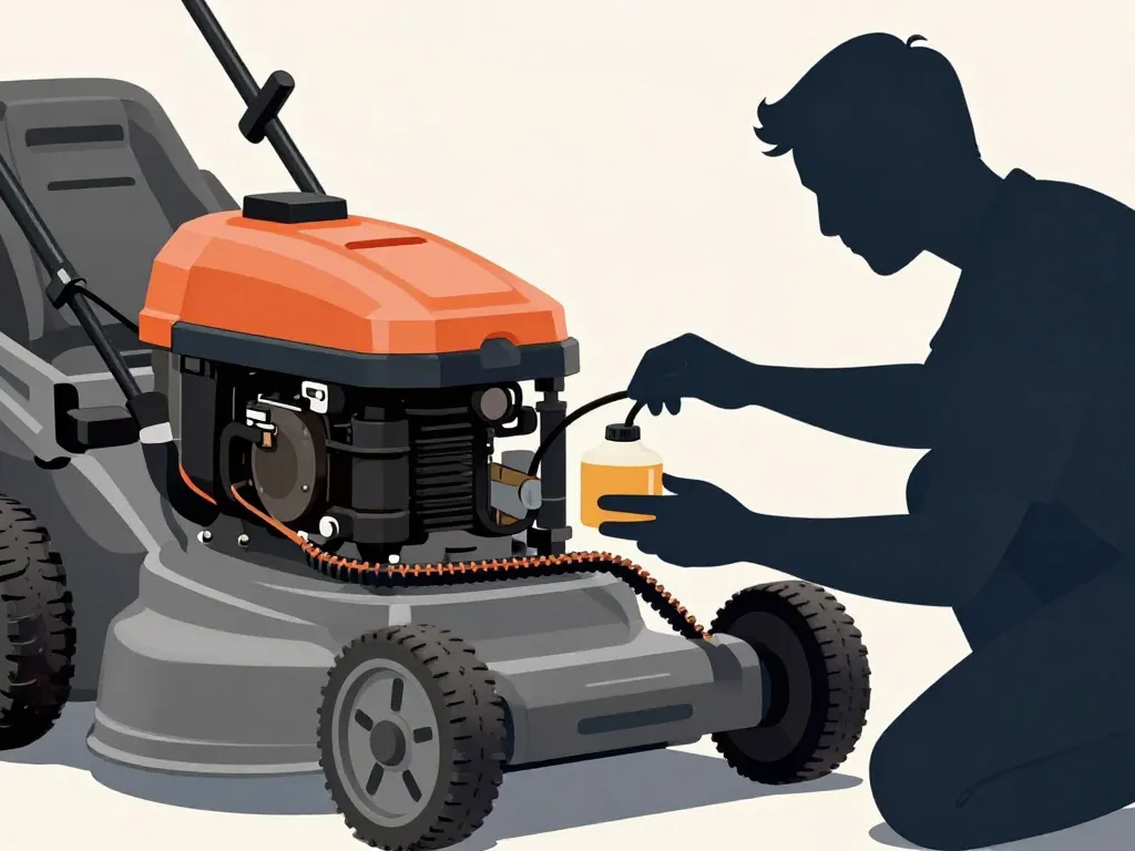 réparation transmission hydrostatique tondeuse contrôle visuel