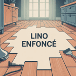 illustration réparer lino enfoncé vue d'ensemble
