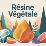 resine vegetale arbres et grains ambiance organique