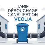 veolia débouchage canalisation tarif équipement stylisé