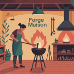 comment-faire-premiere-forge atelier domestique illustration