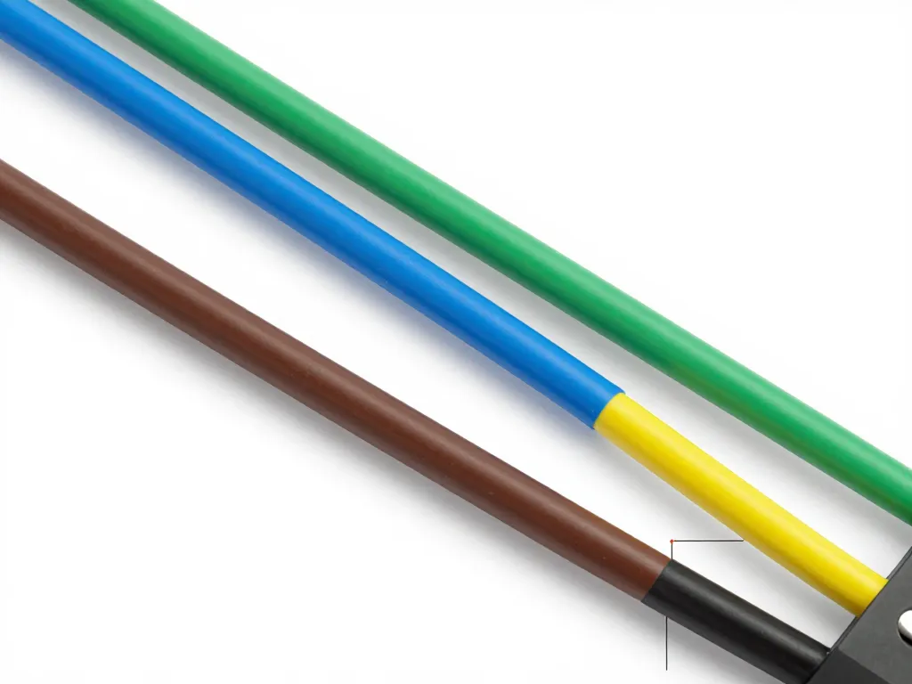 le fil neutre est de quelle couleur guide fils bleu marron vert-jaune